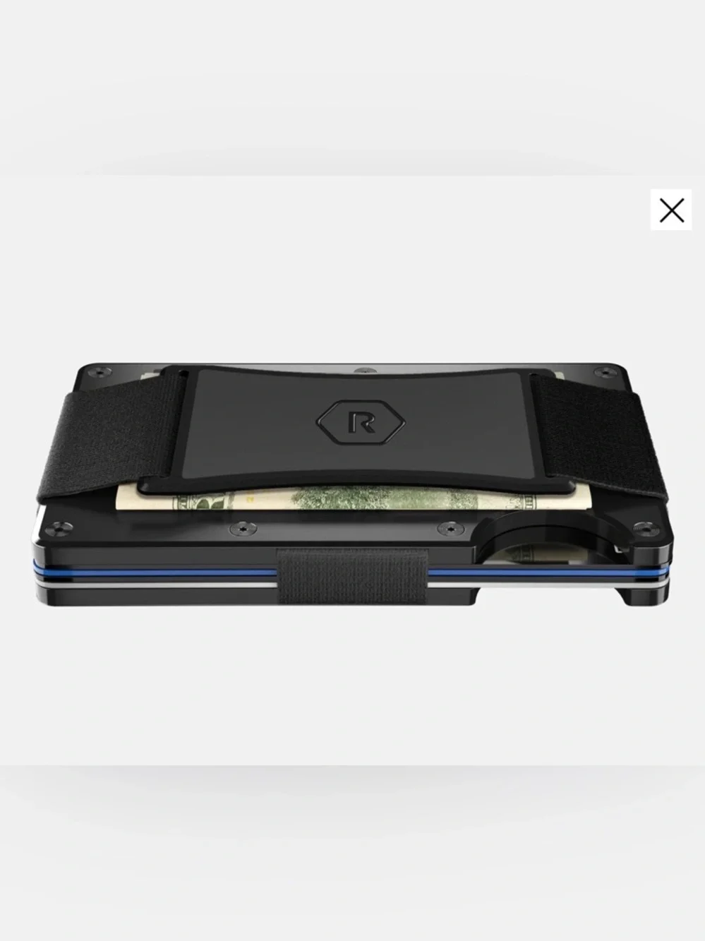 Ridge Wallet in Royal Black